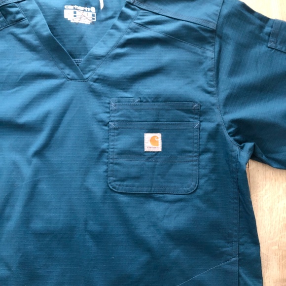Carhartt, Rugged, Flex, Ripstop, Modern Fit, Scrub Top, Mens, Med, NEW - Picture 6 of 14